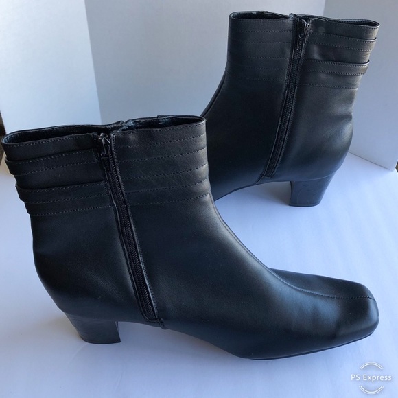 Le Dame Men WMN Alex Boots Sz 11 MD W Blck 2” Heel - Picture 5 of 8